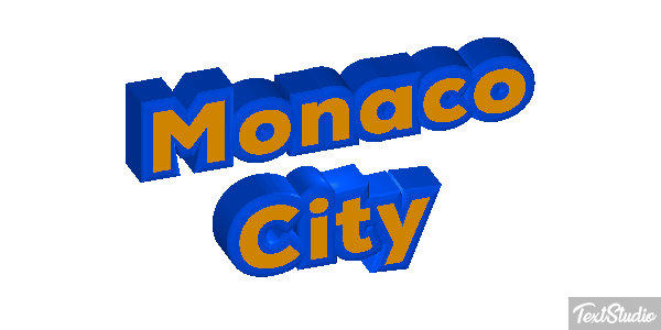 Monaco City Efekt tekstowy