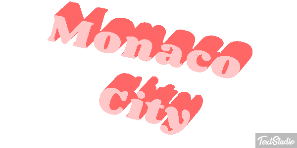 Monaco City Efekt tekstowy