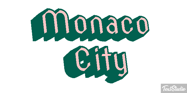 Monaco City Efekt tekstowy