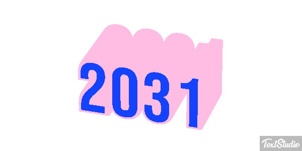 2031 Текстовый эффект