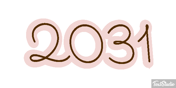 2031 Текстовый эффект