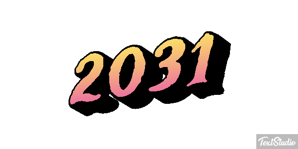 2031 Текстовый эффект
