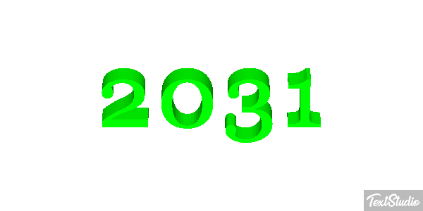 2031 Текстовый эффект