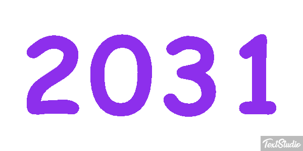 2031 Текстовый эффект