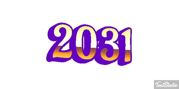 2031 Текстовый эффект