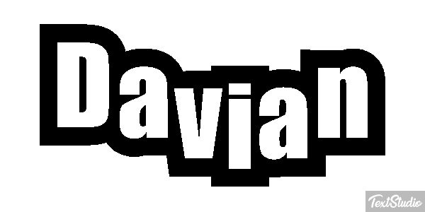 Davian Text effect