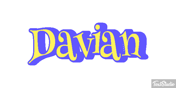 Davian Text effect