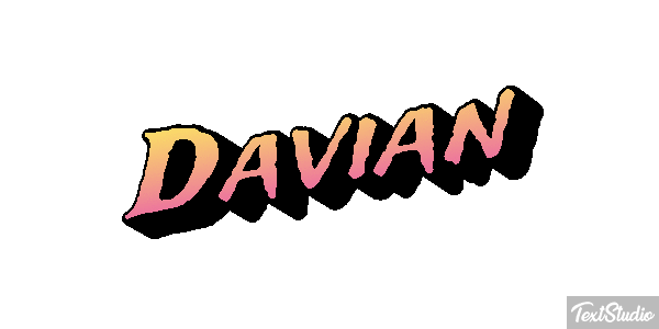 Davian Text effect