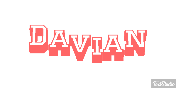 Davian Text effect