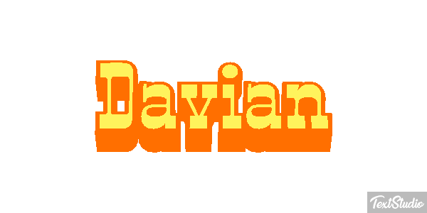 Davian Text effect