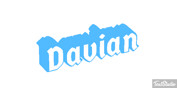 Davian Text effect