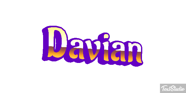 Davian Text effect