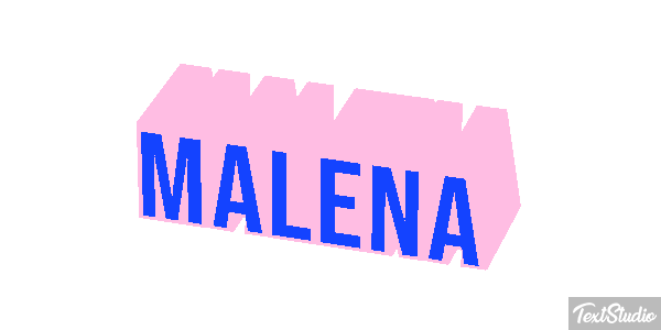 Malena Efecto de texto