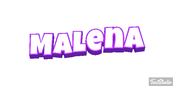 Malena Efecto de texto