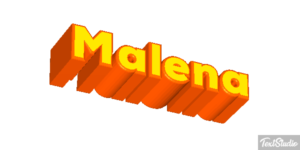 Malena Efecto de texto