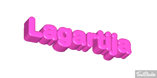 Lagartija Effetto testo