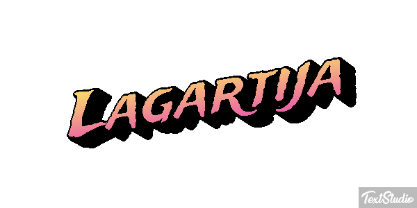 Lagartija Effetto testo