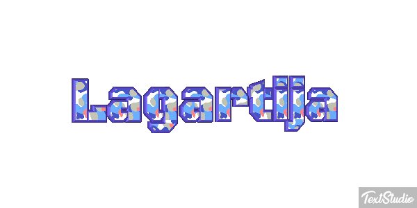 Lagartija Effetto testo