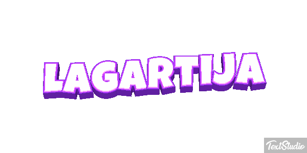 Lagartija Effetto testo