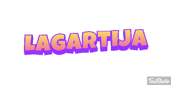Lagartija Effetto testo
