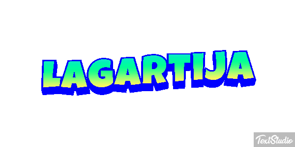 Lagartija Effetto testo