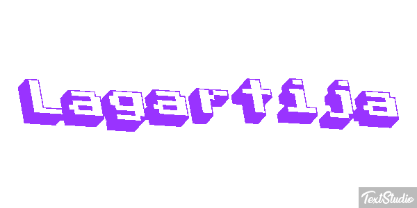 Lagartija Effetto testo