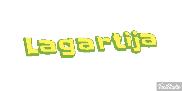 Lagartija Effetto testo