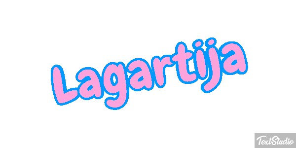 Lagartija Effetto testo