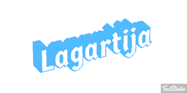 Lagartija Effetto testo