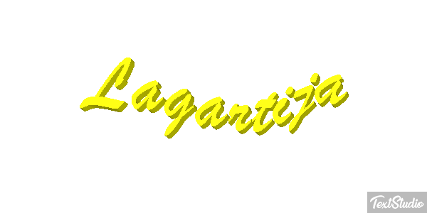 Lagartija Effetto testo