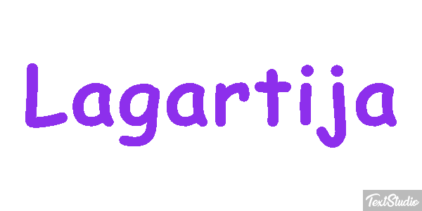 Lagartija Effetto testo