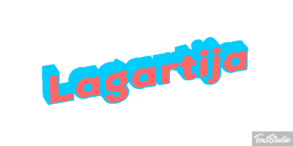 Lagartija Effetto testo