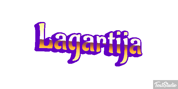 Lagartija Effetto testo