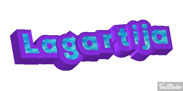 Lagartija Effetto testo