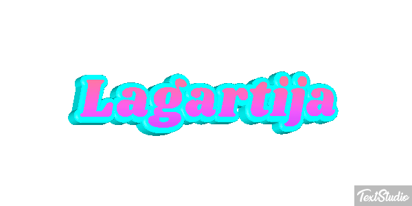 Lagartija Effetto testo