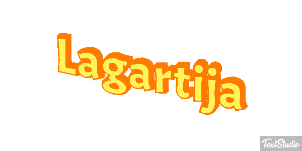 Lagartija Effetto testo