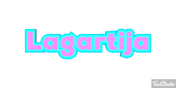 Lagartija Effetto testo