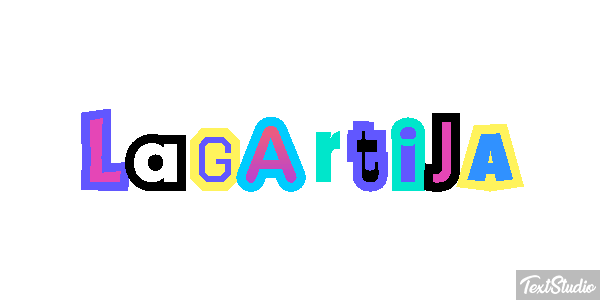 Lagartija Effetto testo