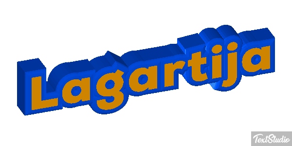 Lagartija Effetto testo