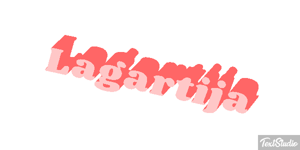 Lagartija Effetto testo