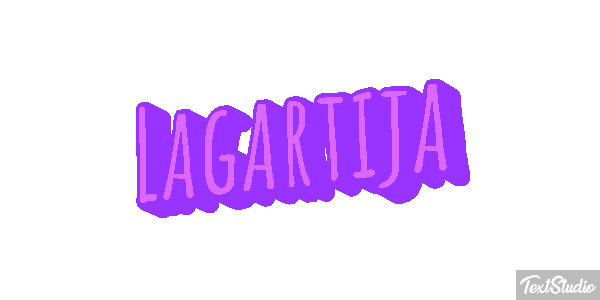 Lagartija Effetto testo