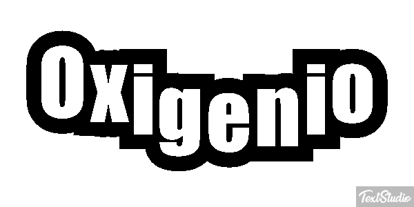 Oxigênio Effet de texte