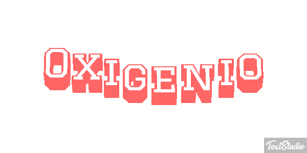 Oxigênio Effet de texte