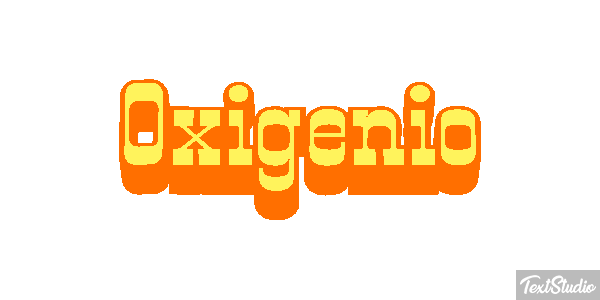 Oxigênio Effet de texte