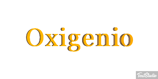 Oxigênio Effet de texte
