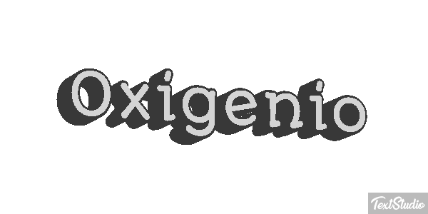 Oxigênio Effet de texte
