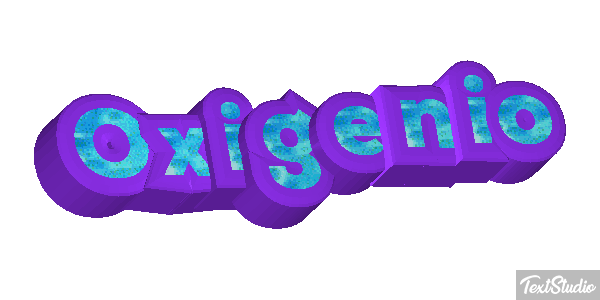 Oxigênio Effet de texte