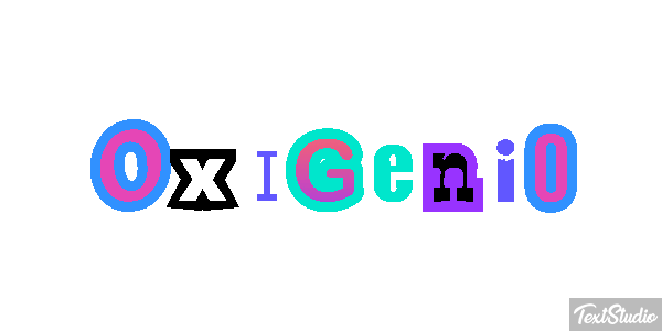 Oxigênio Effet de texte