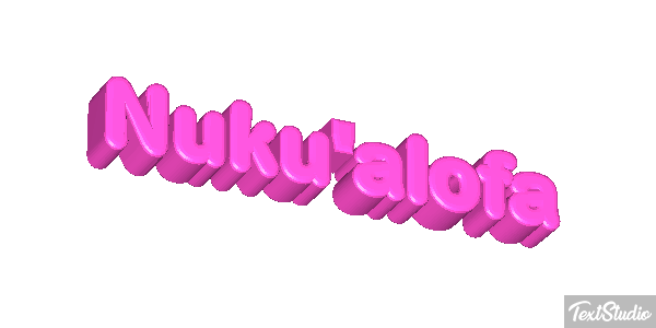 Nuku'alofa Effetto testo