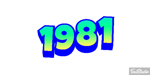 1981 Texteffekt